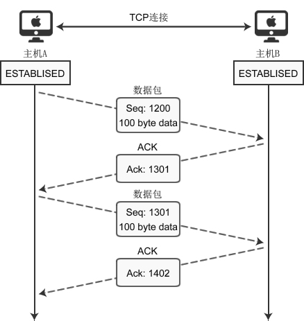 TCP 套接字的数据交换过程